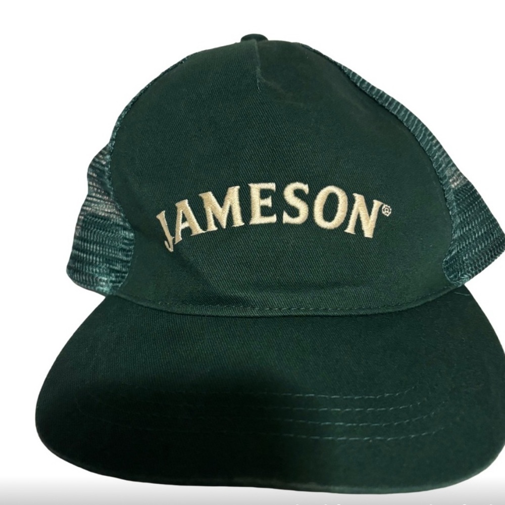 Unisex Adult Jameson Brand Whiskey Trucker Hat in Green - Picture 1 of 6